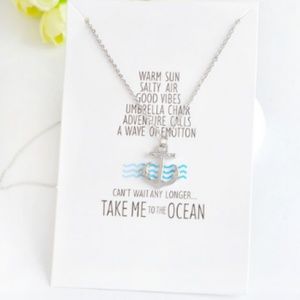 Anchor Charm Necklace